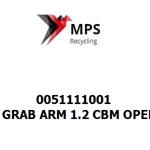 0051111001 Terex|Fuchs GRAB ARM 1.2 CBM OPEN