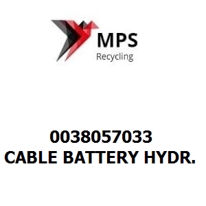 0038057033 Terex|Fuchs CABLE BATTERY HYDR.