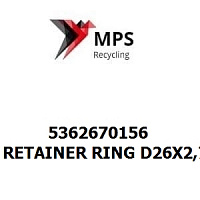 5362670156 Terex|Fuchs RETAINER RING D26X2,7