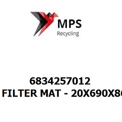 6834257012 Terex|Fuchs FILTER MAT - 20X690X860