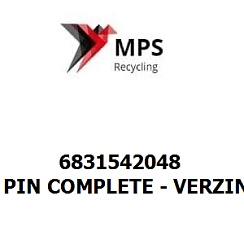 6831542048 Terex|Fuchs PIN COMPLETE - VERZINKT