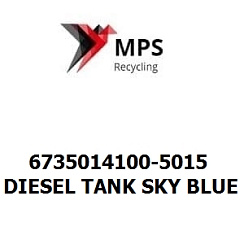 6735014100-5015 Terex|Fuchs DIESEL TANK SKY BLUE