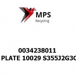0034238011 Terex|Fuchs PLATE 10029 S355J2G3C 10(137X332)