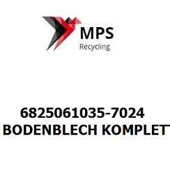 6825061035-7024 Terex|Fuchs BODENBLECH KOMPLETT GRAPHITGRAU