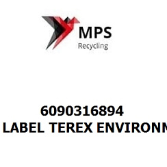 6090316894 Terex|Fuchs LABEL TEREX ENVIRONMENTAL EQUIPMENT - 151X1415 - PVC-GT-MEHRFARBIG