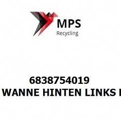6838754019 Terex|Fuchs WANNE HINTEN LINKS KOMPLETT INTLACK2 (RAL 7024)