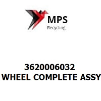 3620006032 Terex|Fuchs WHEEL COMPLETE ASSY WITH SOLID RUBBER TYRE 10,00-20 on rim 7,00-20 10X335
