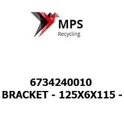 6734240010 Terex|Fuchs BRACKET - 125X6X115 - DIN 10025-2 - S355J2C+N - VERZINKT