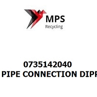 0735142040 Terex|Fuchs PIPE CONNECTION DIPPER STICK