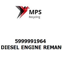 5999991964 Terex|Fuchs DIESEL ENGINE REMANUFACTURED FOR 5411662277 (MHL340E) TC6.1L6 - 129KW/2000RPM UN3528