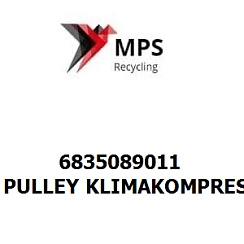 6835089011 Terex|Fuchs PULLEY KLIMAKOMPRESSOR - ø203,4X58 - EN 10025-2 - S355J2+N - VERZINKT