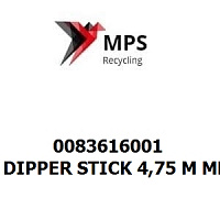 0083616001 Terex|Fuchs DIPPER STICK 4,75 M MHL 434 WELD ASSEMBLY