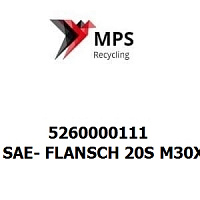 5260000111 Terex|Fuchs SAE- FLANSCH 20S M30X2 DN16/19 BAUGR. 1Z - 3000 PSI