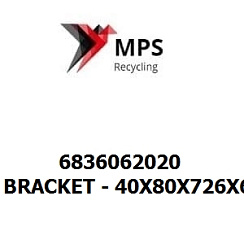 6836062020 Terex|Fuchs BRACKET - 40X80X726X6 - EN 10025-2 - S355J2C+N
