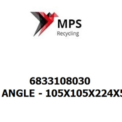 6833108030 Terex|Fuchs ANGLE - 105X105X224X5 - EN 10025-2 - S355J2C+N - VERZINKT