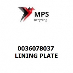 0036078037 Terex|Fuchs LINING PLATE