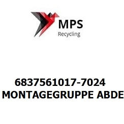 6837561017-7024 Terex|Fuchs MONTAGEGRUPPE ABDECKBLECH GEGENGEWICHT KOMPLETT GRAPHITGRAU
