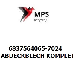 6837564065-7024 Terex|Fuchs ABDECKBLECH KOMPLETT GRAPHITGRAU