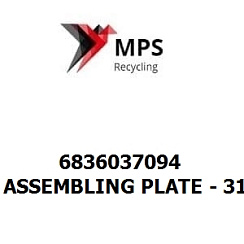 6836037094 Terex|Fuchs ASSEMBLING PLATE - 310X140X5 - EN 10025-2 - S355J2+N