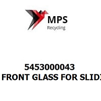 5453000043 Terex|Fuchs FRONT GLASS FOR SLIDING WINDOW