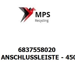 6837558020 Terex|Fuchs ANSCHLUSSLEISTE - 450X127X66 - EN 10025-2 - S355J2G3 - VERZINKT