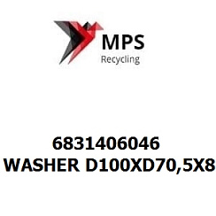 6831406046 Terex|Fuchs WASHER D100XD70,5X8 - EN 10025-2 - S355J2+N - VERZINKT