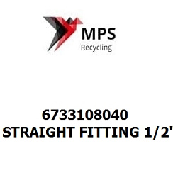 6733108040 Terex|Fuchs STRAIGHT FITTING 1/2"-M16-DIN1651-E235-SW27X90