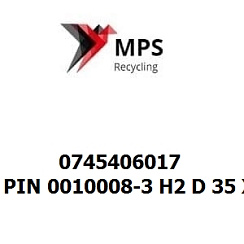 0745406017 Terex|Fuchs PIN 0010008-3 H2 D 35 X 147