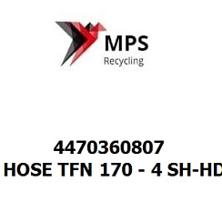 4470360807 Terex|Fuchs HOSE TFN 170 - 4 SH-HDS 19 FF690(1")S(1") - 3600 - 400 BAR