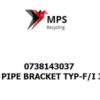 0738143037 Terex|Fuchs PIPE BRACKET TYP-F/I 30 X 30 X 8 X 900