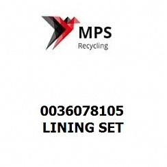 0036078105 Terex|Fuchs LINING SET