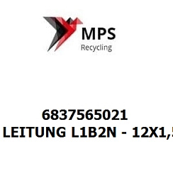 6837565021 Terex|Fuchs LEITUNG L1B2N - 12X1,5X1401 - EN 10305-4 - E235 - VERZINKT - OPTIONEN 5 UND 8 - VOSSFORM