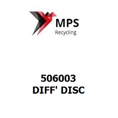 506003 Terex|Fuchs DIFF' DISC