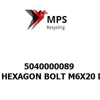 5040000089 Terex|Fuchs HEXAGON BOLT M6X20 DIN 933 8.8