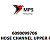 6090099706 Terex|Fuchs HOSE CHANNEL UPPER PART LEFT INTLACK2
