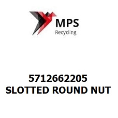 5712662205 Terex|Fuchs SLOTTED ROUND NUT