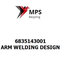 6835143001 Terex|Fuchs ARM WELDING DESIGN