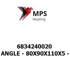 6834240020 Terex|Fuchs ANGLE - 80X90X110X5 - EN 10025-2 - S235JR+N - VERZINKT