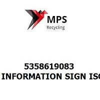 5358619083 Terex|Fuchs INFORMATION SIGN ISO-STEUERUNG KIPPZYLINDER/RAEUMSCHILD - 210X297 - PVC-GT-SS