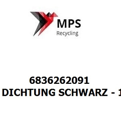 6836262091 Terex|Fuchs DICHTUNG SCHWARZ - 100X40X4 - NBR 65 SHORE P9540
