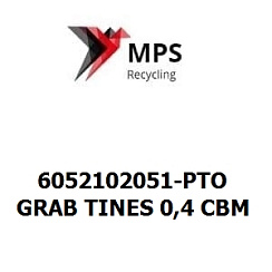 6052102051-PTO Terex|Fuchs GRAB TINES 0,4 CBM