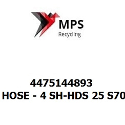 4475144893 Terex|Fuchs HOSE - 4 SH-HDS 25 S70(25)S30(25) - 1445 - 420 BAR