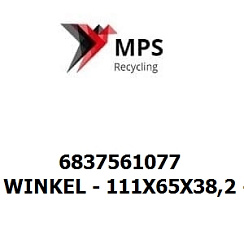 6837561077 Terex|Fuchs WINKEL - 111X65X38,2 - EN 10149-2 - S355MC - VERZINKT