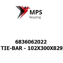 6836062022 Terex|Fuchs TIE-BAR - 102X300X829X6 - EN 10025-2 - S355J2C+N