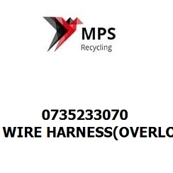 0735233070 Terex|Fuchs WIRE HARNESS(OVERLOAD SHUTDWN)