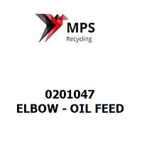 0201047 Terex|Fuchs ELBOW - OIL FEED