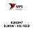 0201047 Terex|Fuchs ELBOW - OIL FEED