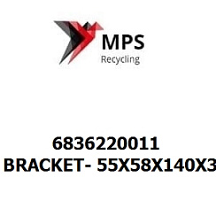 6836220011 Terex|Fuchs BRACKET- 55X58X140X3 - EN 10130 - DC01 - B - G - VERZINKT