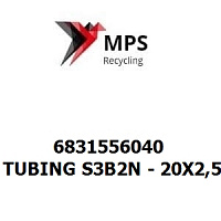 6831556040 Terex|Fuchs TUBING S3B2N - 20X2,5X2510 - EN 10305-4 - E355+N - VERZINKT - OPTIONEN 5 UND 8 - VOSSFORM