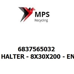 6837565032 Terex|Fuchs HALTER - 8X30X200 - EN 10025-2 - S355J2+N - VERZINKT